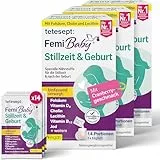 tetesept Femi Baby Stillzeit & Geburt | 3 x 14 Sachets I Folsäure, Vitamin D, B, Cholin, Lecithin, Zink + mehr I Nährstoffe & Vitamine für Mama & Kind | Vegan, Glutenfrei, Laktosefrei, Zuckerfrei