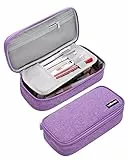 YOKUMA Federmäppchen mäppchen federtasche federmappe etui Schule groß Kapazität für mädchen Teenager Erwachsene schlamppermäppchen federpenal schulmäppchen Aesthetic Pencil case (Lila)