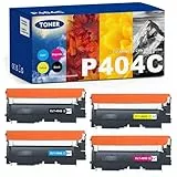 ONLYU Tonerkartusche kompatibel mit Samsung CLT-P404C CLT P404C 404 404S für Samsung Xpress SL C480W C483W C430W C480FW C48X C480 C430 CLT-K404S CLT-Y404S (Schwarz, Cyan, Gelb, Magenta, Packung mit 4