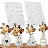 Silikonform Vase 4 Stück Mini Vase Silikonformen Gießformen Epoxidharz Formen Silikonform Blumentöpfe Gießpulver Formen Gips Gießen Formen Betonformen Gipsformen Zum Gießen Harzformen Silikon Vaseform