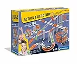 Clementoni 97856 Galileo Build – Action & Reaction Mega Set, Kugelbahn zum Zusammenbauen, Bausatz für Murmelspiel, Konstruktionsspielzeug für Kinder ab 8 Jahren Amazon Exclusive