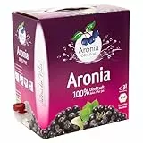 Aronia ORIGINAL Bio Aroniasaft aus deutschem Anbau | 3 Liter Bio Direktsaft aus 100% Aroniabeeren | Vegan, ohne Konservierungsstoffe, ohne Zuckerzusatz (lt. Gesetz)