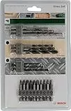 Bosch Accessories 19tlg. Uneo Mixed-Set (für Holz, Metall und Stein, Zubehör Bohrhammer)