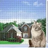 Tatamiyya Katzennetz Für Balkon, Katzennetz Drahtverstärkt 6x3m, Balkonnetz ist Robust Biss- Und Reißfest, UV- Und Witterungsbeständig, Zum Balkonen, ​Terrassen Und Fenstern(Olivgrün)…
