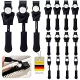 Reisverschluss-reparaturset, Reißverschluss-zipper 12Pcs Schieber Ersatz, Abnehmbare Reißverschluss Zipper Pull Fixer Reparatur Set für Universal Kleidung, Gepäck