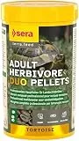 sera reptil Professional Herbivor Nature 250 ml (80 g) | Schildkrötenfutter für Herbivore Reptilien | Futter für Landschildkröten & Leguane | Naturnahes Landschildkröten Futter mit Kräutern