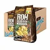 Lorenz Snack World Rohscheiben Rosmarin, 10er Pack (10 x 120 g)