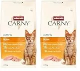 animonda Carny Kitten Huhn (1,75 kg), Kitten Trockenfutter für wachsende Kätzchen, Katzenfutter ohne Getreide und Zucker, Katzentrockenfutter mit 65% Fleisch und tierischen Zutaten (Packung mit 2)
