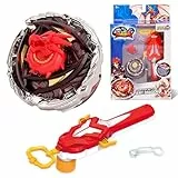 INFINITY NADO Kreisel für Kinder Metall Spielzeug Jungen Fiery Dragon, Metallkreisel für Jungen und Mädchen im Alter von 5, 6, 7, 8, 9, 10, 11 und 12 Jahren, Red