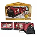 Wizarding World Harry Potter – Hogwarts Express Magische Momente S5-3 Puppen, bewegliche Figuren mit 3 Wagons – Harry Potter Figur – Spielen und Ausstellen – Spielzeug für Kinder ab 6 Jahren