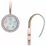 Fossil Merrit Damen Roségoldfarbene Edelstahl Ohrringe, JF04938791