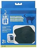Catit Aktivkohlefilter für die Catit Katzentoiletten mit Abdeckung, 2er Pack