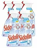 Sidolin Cristal, Glasreiniger 5xSprühflasche, für einen perfekten Glanz und gegen Mikrorisse (5x500ml)