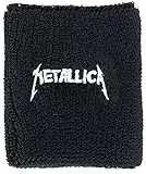 Metallica Logo Wristband schwarz, Schweißband