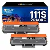 GPC IMAGE MLT-D111S Toner Kompatibel für Samsung D111S MLT-D111L Schwarz Druckerpatrone für Samsung Xpress M2070w Toner M2070 M2026W M2026 M2070FW M2020 M2022W M2022 M2070F (Schwarz, 2er-Pack)