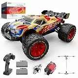 DEERC 1/14 Bürstenlose Schnelle RC-Autos für Erwachsene und Jungen, Max 50 km/h Hochgeschwindigkeits-Fernsteuerungsauto, 4x4-RC-Monstertruck für Jedes Gelände, Wasserdichtes Offroad-Hobby-RC Car Gift