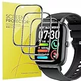 Blueshaweu Schutzfolie Kompatibel für P66D Smartwatch 1,85'', HD klar Flexible TPU Displayschutzfolie [6 Stück] für Aptkdoe P66D / Dotn P66D / Ddidbi P66D Smartwatch 1.85 Zoll (HD)