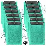 12 Stück Filter Aquarium für Tetra Easy Crystal Filter Pack 250 300, Aktivkohle Filters Aquarium 30/60L, Ideales Filtermaterial Ersatz Filterpads mit Aktivkohle und Zeolithe