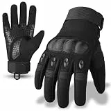 aaasportx Taktische Handschuhe, Motorradhandschuhe, Militär Einsatzhandschuhe Knöchelprotektor und Touchscreen, Atmungsaktiv, Vollfinger, für Bushcraft, Motorrad, Jagd und Security