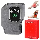 Fußmassagegerät, Foot Massager, 3-in-1 Massagegeräte, Fussmassage, Fussmassagegerät, Kabellose Fußmassagegerät 3 Modi und 5 Wärmestufen Fußwärmer mit Massagegerät für Knöchel, Ferse, Sohle, Fußgewölbe