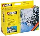 NOCH® Pulverschnee, glitzernd weißes Spezialpulver, 200 g Packung zum Aufstreuen für Winterlandschaften in Modellbau und Dioramen