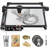 ORTUR Laser Master 2 Pro S2 LU2-10A Lasergraviermaschine 10W Ausgangsleistung, 400x400mm Gravierbereich, Air Assist, CNC Graviermaschine mit 8 Sicherheitsfunktionen für Metall Holz Acryl Leder
