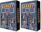 Dadral Games - Basketball-Kartenspiel | Spiel Basket | Basketball Geschenke | Basketball Brettspiel | ab 6 Jahren | Geschenk für Jungen/Mädchen | Mehrsprachig (Packung mit 2)