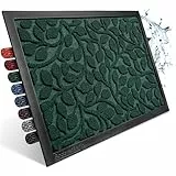 Bodenständig® Fußmatte außen und innen [robust] - Saubere Schuhe Dank geriffelter Oberseite - Perfekte Größe 40x60cm Grün - Fussmatte aussen Türmatte Haustür fussabstreifer innen Bereich