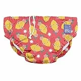 Bambino Mio, revolutionäre wiederverwendbare Schwimmwindel für Babys und Kleinkinder, Jungen und Mädchen, Zappelige Zitrone, L (1-2 Jahre)