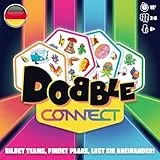 Zygomatic, Dobble Connect, Familienspiel, Kartenspiel, 2-8 Spieler, Ab 8+ Jahren, 15 Minuten, Deutsch
