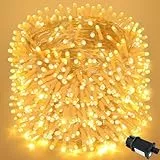 FFZZKJ Lichterkette Weihnachten Außen Innen 8 Modi 40M 400 LED Lichterkette Outdoor Strom IP44 Wasserdicht Timer für Weihnachten, Garten, Balkon, Zimmer Deko, Hochzeit, Warmweiß