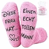 Belillpipi Geschenke für Frauen, Geschenk für Sie Valentinstag, Weihnachtsgeschenke für Frauen, Hochzeitstag Jahrestag Geburtstag Personalisierte Socken Geschenke für Frau Partner Ehefra Freundin