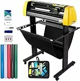 VEVOR Vinyl-Schneidemaschine, 870 mm Max Papierzufuhr Schneideplotter, automatische Kamera Kontur Schneiden LCD-Bildschirm Drucker mit Stand einstellbare Kraft & Geschwindigkeit