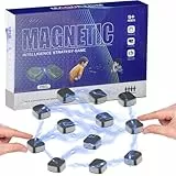 YKHSUAOU Magnetspiel, 40 Stück Magnet Spiel, Magnetisches Schachspiel,Magnet Schach, Schachspiel Magnetisch, Magnete Spiel,Tragbares Magnetschach-Party Für Familientreffen