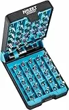 HAZET BitE-Box 2240N/51 I 51-teiliges Schraubendreher-Einsatz-Set, Abtrieb: Pozidriv, Sechskant 6,3 (1/4 Zoll), Kreuzschlitz, Tamper Resistant TORX, Innen-Sechskant, Schlitz, Innen TORX