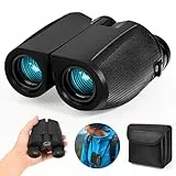 Carastek 12x25 Kompakt Fernglas Kinder Erwachsene Jugendlicher, Faltbares Ferngläser BAK4 Prisma FMC-Linse Kompaktes Klein HD Heller Fernglas für Vogelbeobachtung Theater Konzerte Jagd Sportspiele