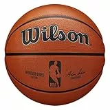 Wilson Unisex-Adult NBA Authentic Series Outdoor Basketball, Brown, 7