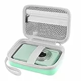 Leayjeen Digitalkamera Tasche kompatibel mit Umipyiza/YLSHGXFC/Umipyiza/CAMKORY/AOREGRE/Duluvulu/Kodak/Nicamery, Fotokamera Tasche, Eva-Hartschalendesign (nur Hülle) Grün
