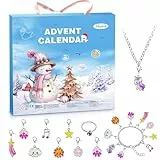 Schmuck Adventskalender 2025 Mädchen Kinder - Karikatur Charm Armband Kit 24 Tage Weihnachtskalender Geschenk für Frauen Damen Teenager mit Charm Armbänder Ring Halloween Geburtstags Geschenk A