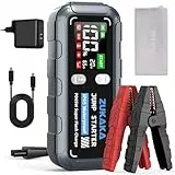 Starthilfe Powerbank 6000A Spitzenstrom 26800mAh Auto Starthilfe mit LCD-Display(Für alle Benzinmotor oder 10,0L Dieselmotoren), Portable Starthilfegerät mit LED Taschenlampe