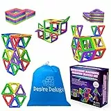 Desire Deluxe Magnetische Bausteine Magnet Montessori Spielzeug für Kinder 30PC Set Teilen ab 3 4 5 6 7 8 Alter Jahren, ideales Lernspielzeug für Mädchen Jungen Koordination und zum Bauen in Geschenk