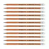 OFFICER PRODUCTS DONAU 7388001PL-99 Bleistift Zedernholz/HB Bleistifte mit Radiergummi / 12 Stück / 12er Pack/Sechskantform/Ungiftig