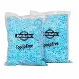 PetSafe - ScoopFree Premium Nicht-Klumpende Kristall-Katzenstreu - Geruchskontrolle, Haftet Nicht an den Pfoten, Staubfrei - Premium Blau, 2-Pack