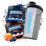 Gamers Only Gaming Booster Starter Set Hyper Peach Ice & Blue Nitro Blueberry [MIT KOFFEIN & ZERO ZUCKER ] inkl. Shaker | Erhöht die Konzentration & Reaktionen | 125MG Koffein & L-Tyrosin & Vitaminen