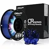 Creality Offizielles 3D-Drucker-Filament, PETG-Filament, 1,75 mm, kein Verheddern, starke Bindung und Überhangleistung, Maßgenauigkeit +/- 0,03 mm, 1 kg/Spule, transparent-blau