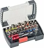kwb Power Universelle Bit-Box-Set – 32-tlg inkl. Bits, Schnellwechsel-Bithalter mit Magnet in stabiler Kunststoff-Box