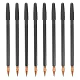 OSALADI 8-Teiliges Kratzstift-Set Mit Doppelkopf Holzpinsel Für Kratzbilder Und Zeichenwerkzeuge Ergonomisch Für Kinder Und Erwachsene Zum Kreativen Malen Auf Papier