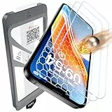 TAURI 3 Stück für iPhone 13 Panzerglas 6,1' mit Staubfreie Installationswerkzeug, Gehärtete Glas Displayschutz, Full Screen Kratzfest Schutzglas, Anti-Fingerabdruck und Bubbles Schutzfolie