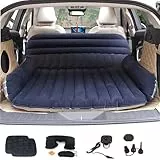 Icelus Auto Matratze SUV Luftmatratze with Luftpumpe 180 * 130 * 15 cm Aufblasbare Camping Kombi Luftbett für Auto Rücksitz Dickere Kofferraum Matratze Bett für Camping Outdoor Traveling