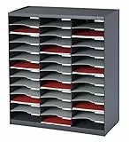 Paperflow Aktenschrank 803.11 Ordnungsmappe, 36 Fächer, stapelbar/aneinanderstellbar, Polystyrol, Anthrazit